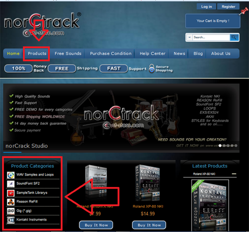 select category